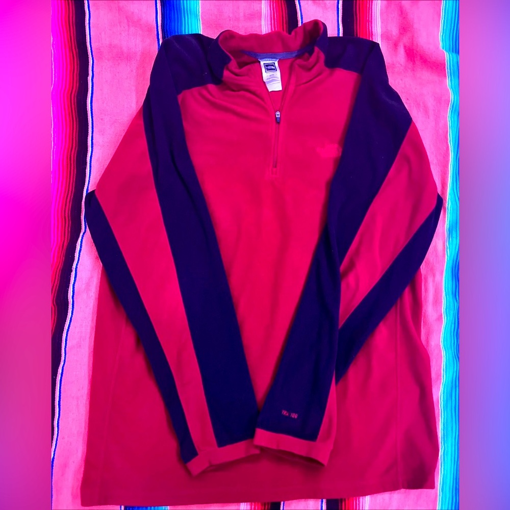 The North Face fleece quarter zip
